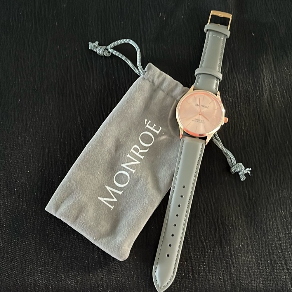 Monroé Solérose Charcoal Leather